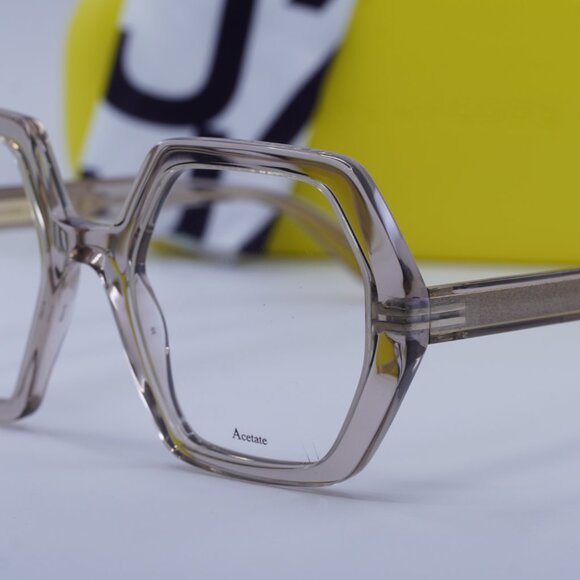 Marc Jacobs MJ 1077 010A 00 Geometric Eyeglasses 51mm – Transparent Beige - Picture 2 of 11